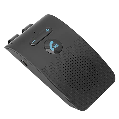 Bluetooth 5.0 Freisprecheinrichtung für Mobiltelefone, Auto-Bluetooth-Lautsprecher mit Zwei Anschlüssen, Automatische Verbindung, Auto-Freisprecheinrichtung für Mobiltelefone von Dpofirs
