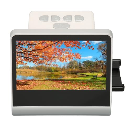 Dia Negativ Scanner, 5 Zoll Farb HD Bildschirm, MiniDia Scanner, Konvertiert 135 Film 126KPK 110 Film für Super8 Dia in JPEG Dateien für Win 7 8 10 11 12 XP Vista für OS X Laptop von Dpofirs