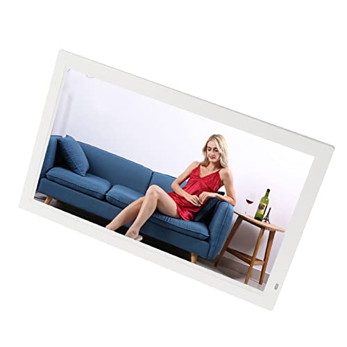 Digitaler 24-Zoll-Bilderrahmen, 1080P-Display mit Einstellbarer Helligkeit, Bildvorschau, Diashow, Fernbedienung, Unterstützung für 32 GB, Dekorationen für den Heimarbeitsplatz Digitaler 24-Zoll-Bilderrahmen, 1080P-Display mit Einstellbarer Helligkeit, Bildvorschau, Diashow, Fernbedienung, Unterstützung für 32 GB, Dekorationen für den Heimarbeitsplatz von Dpofirs