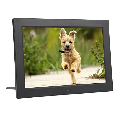 Digitaler Bilderrahmen 12-Zoll-Digital-Bilderrahmen, LED-HD-Smart-Bilderrahmen, Einfache Bedienung für Senioren, Kinder, Erwachsene, Videoplayer-Rahmen mit Handbuch, Fernbedienung(EU) von Dpofirs