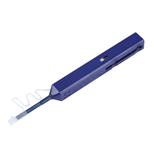 Dpofirs 1,25-mm-Glasfaser-Reinigungsstift, Glasfaser-Steckverbinder-Reinigungsreiniger mit 800 Mal, EIN-klick-Reiniger, Glasfaser-Reinigungszubehör für LC MU von Dpofirs