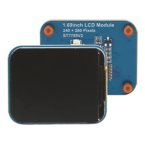Dpofirs 1,69-Zoll-LCD-Anzeigemodul 240 X 280 PX 262 K RGB-SPI-Schnittstelle für Raspberry Pi STM32-Hauptsteuerplatinen, LCD-Modulanzeige von Dpofirs