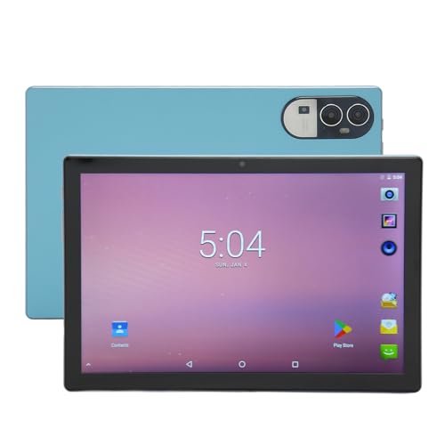 Dpofirs 10,1 Zoll 5G WiFi Tablet für Android13, 4G LTE HD Business Tablet mit 2 Kartensteckplätzen, 8 GB RAM 256 GB ROM, Octa Core CPU 7000 MAh Calling Tablet mit Dual Kameras für Office von Dpofirs