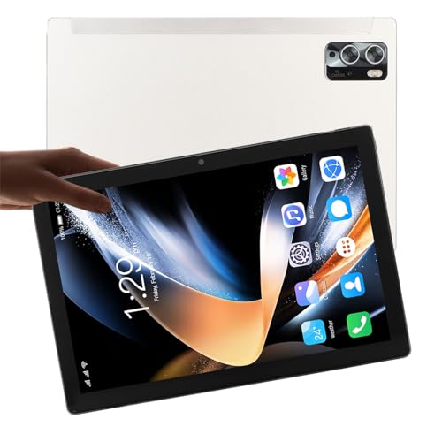 Dpofirs 10,1 Zoll FHD Tablet für Android13, 5G WiFi Business Tablet mit 8 GB 256 GB, Unterstützt 4G Netzwerk, Octa Core 7000 mAh Tablet, Unterstützt USB C Schnellladung mit Zwei Kameras von Dpofirs