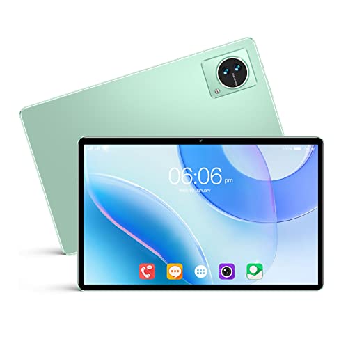 Dpofirs 10,1-Zoll-Tablet-Computer, für Android 11-Tablet, 8 GB, 128 GB, 8 MP-16 MP-Kameras, Octa-Core-Prozessor, Zwei SIM-Kartensteckplätze, 1920 X 1200 IPS-Bildschirm, 7000 MAh Akku (Grün) von Dpofirs