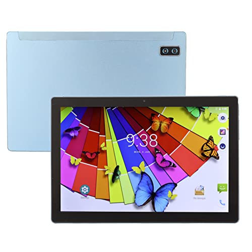 Dpofirs 10,1-Zoll-Tablet für Android10, IPS 1080 X 1920 HD-Bildschirm Gaming-Tablet, 8 GB 256 GB Octa-Kerne, Bis zu 128 GB, 8 MP 20 MP Kamera, 8800 MAh Telefon-Tablet für Kids Home (Blau) von Dpofirs