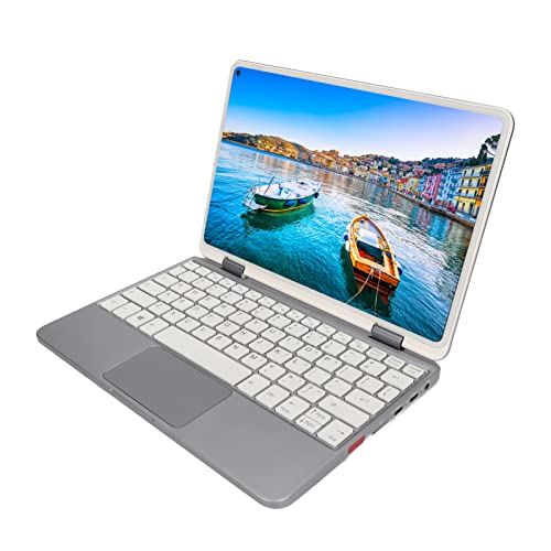 Dpofirs 10,8-Zoll-2-in-1-Laptop mit FHD-Bildschirm, für Windows 11 8 GB 512 GB-Laptop, für Intel N5100, 360-Grad-Rotation, 6000-mAh-Akku-Notebook-Computer für Geschäftliches Lernen von Dpofirs