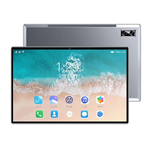 Dpofirs 10-Zoll-Android-Tablet, IPS-FHD-Gaming-Tablet, 6 GB 256 GB 8-Core-CPU-Prozessor-Tablets mit Nachtlesemodus, 5 MP 13 MP, 7000 MAh WiFi Android11 ​​4G-Anruf-Tablet von Dpofirs