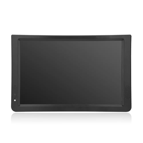 Dpofirs 11,6-Zoll-Digital-Analog-Fernseher, tragbarer 1280x800 -T-T2-Fernseher Eingebauter Akku Unterstützung TF-Karte USB und Audio für zu Hause, Auto, Flugzeug(Mich) von Dpofirs