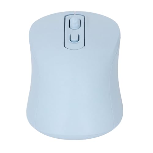 Dpofirs 2,4 GHz Drahtlose Maus, Bluetooth Computer Maus Wiederauf Ladbar mit Empfänger für Siege für Android, Tragbare Leise Optische Maus Dual Modus für PC Tablet Laptop (Blue) von Dpofirs