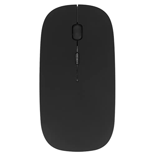 Dpofirs 2,4 GHz Notebook-Computermaus, BT 5.0 Optische Kabellose Gaming-Maus, Kabellose Frequenzsprungtechnologie für Laptop, PC, Computer (Matt-schwarz) von Dpofirs