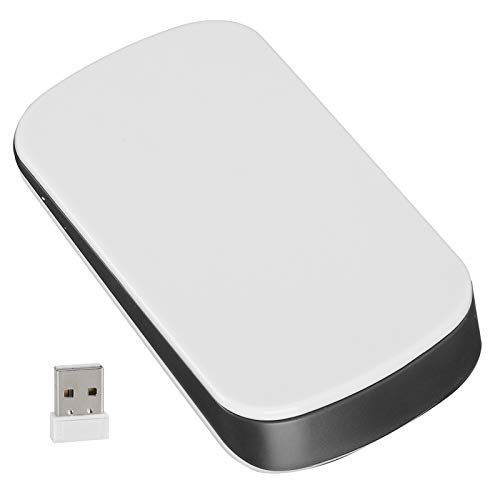 Dpofirs 2.4G Wireless Portable Mouse, Gaming Mouse 1200 DPI, Allgemeine Ultradünne Optische Mäuse mit USB-Empfänger, für PC Tablet Laptop Desktop - Weiß von Dpofirs