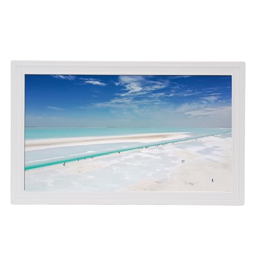 Dpofirs 21,5 Zoll WiFi Digital Photo Frame, 1920x1080 HD Touchsbildschirm Bilderrahmen für Bildvideowerbung, 1G DDR3 32 GB, Fotos Teilen Videos über App Teilen (EU-Stecker) von Dpofirs