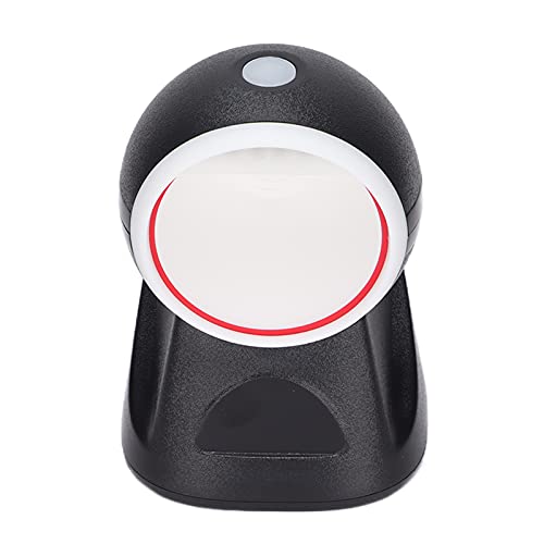 Dpofirs 2D QR Desktop Barcode Scanner, USB Verkabelte Freisprechplattform Automatischer Barcode Leser für die Bildschirmzahlung Im Einzelhandelsgeschäft von Dpofirs