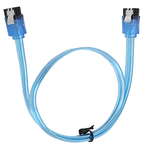 Dpofirs 3.0 Kabel, 3.0 Festplattendatenkabel, 19.7 Zoll Festplatten Optische Laufwerke Stabiles Datenübertragungskabel, Transparent Blau (doppelt gerade) von Dpofirs