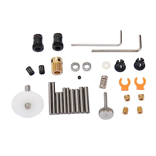 Dpofirs 3D-Drucker-Stirnradgetriebe-Set für Extruder DIY, Extrusions-Stirnradgetriebe-Ersatzteile für Ender 3 CR10 CR10S für VORON V2.4 für VORON-Schalterdraht von Dpofirs