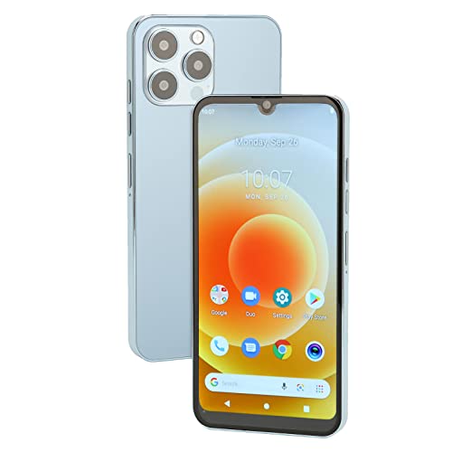 Dpofirs 4G Smartphone Ohne Vertrag Günstig, Android 11 Handy 4GB+128GB mit 6.1 Zoll IPS HD Screen und 4000mAh Akku, 8MP+16MP Kamera Dual SIM Handys, Face Unlocking, GPS(Blau) von Dpofirs