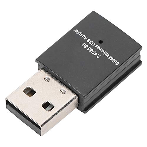 Dpofirs 600Mbps Wireless Network USB Wi-Fi Adapter für PC Desktop Laptop Unterstützt Simuliertes Ap WiFi Sharing, mit WiFi Empfangsfunktion von Dpofirs