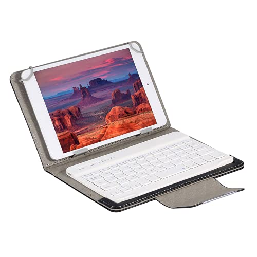 Dpofirs 7-Zoll-Tablet-Laptop Universal PU-Schutzhülle + Bluetooth-Tastatur, Staubdicht, Wasserdicht, Kratzfest, für Android/OSX/Win, 45 Stunden Ununterbrochenes Arbeiten von Dpofirs