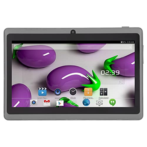 Dpofirs 7-Zoll-Tablet für 4.4.2, 512 MB + 8 GB, 1024 X 600 HD-Bildschirm, 30 W + 30 W Dual-Kameras, Tablet für Kindergeschenke (Schwarz) von Dpofirs