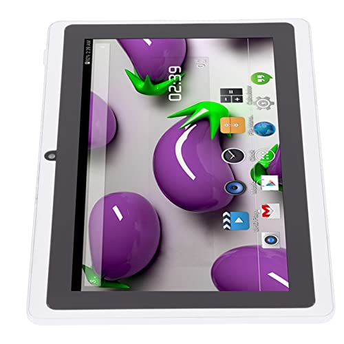 Dpofirs 7-Zoll-Tablet für 4.4.2, 512 MB + 8 GB, 1024 X 600 HD-Bildschirm, 30 W + 30 W Dual-Kameras, Tablet für Kindergeschenke (Weiss) von Dpofirs