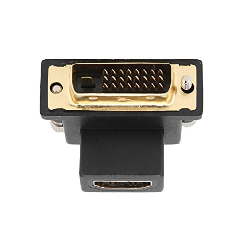 Dpofirs 90 ° Adapter Zum Verbinden von HD-Multimedia-Interface-Geräten mit DVI-Monitoren, HD-Multimedia-Interface-Buchse zu DVI-Stecker-Konverter für Projektoren, Laptops von Dpofirs