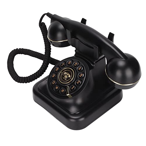 Dpofirs Antikes Telefon, Vintage-Festnetztelefon für Zuhause, Büro, Café, Bar, Altmodisches Festnetz-Retro-Festnetztelefon für Heimdekoration, Ornament von Dpofirs