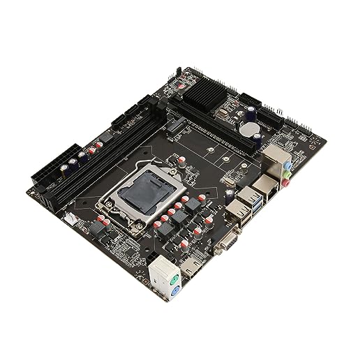 Dpofirs B75A Computer-Motherboard, LGA 1155 Pin ATX DDR3 Motherboard mit Vollfestkondensatoren, Gaming-Motherboard-Unterstützung für Intel 2nd 3rd von Dpofirs