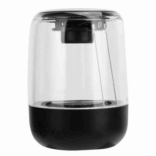 Dpofirs C7 Bluetooth 5.2-Lautsprecher, Rauschunterdrückung für drahtlose Lautsprecher HiFi-Stereo-Sound-Subwoofer mit LED-Licht, 360 ° Surround-Sound, integriertes HD-Mikrofon(schwarz) von Dpofirs