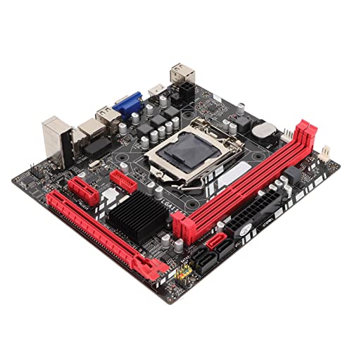 Dpofirs Computer Motherboard M ATX Motherboard für LGA 1155, DDR3 Desktop Motherboard, SATA3.0, SATA 2.0, USB2.0, USB3.0, VGA, HDMI, PCIE 1X, COM Pin von Dpofirs