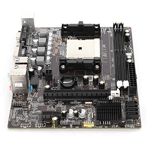 Dpofirs DDR3 A55 Ersatz-Motherboard für Desktop-Computer, Motherboard für A-MD A55 / A57, PCI-E X16 PCI-E X1 Dual-Channel-2-Speichersteckplätze, Unterstützt VGA + DVI-Videoausgang von Dpofirs