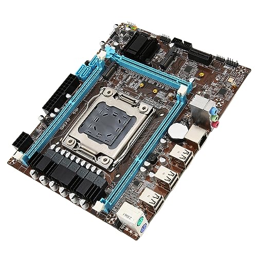 Dpofirs DDR3-Motherboard H61 Express-Chipsatz LGA2011 V1 V2 CPU-Motherboard Dual-Channel DDR3 7-Phasen-Leistung 1000 Mbit/s LAN-Gaming-Motherboard von Dpofirs