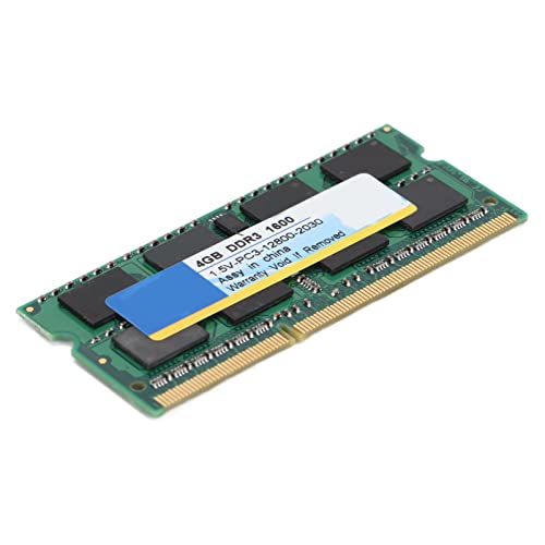 Dpofirs DDR3 Ram Haltbarer Tragbarer Notebook Speicher, Leistungsstarke Stabile Leistung, 204PIN, PC3 10600/PC3 12800 Bandbreite, für Gaming Arbeitsnotebook (1600 MHz 4GB) von Dpofirs