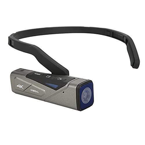 Dpofirs EP7 Body Camera, 4K DV Head Mounted Digital Camera Ausgestattet mit HDR-Funktion, -Camcorder HD für CMOS High Sensitivity Sensor, Eingebauter Akku Micro USB(Mit von Dpofirs