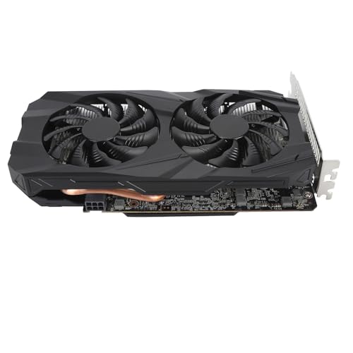 Dpofirs GTX1060 3 GB Grafikkarte, 192 Bit GDDR5 Grafikkarte für PC-Gaming, DP, HD-Multimedia-Schnittstelle, DVI, PCI Express X16 3.0 mit Dual-Lüfter für Büro und Gaming von Dpofirs