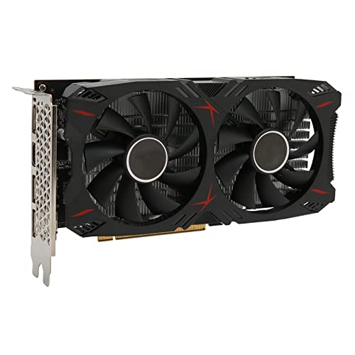 Dpofirs GTX1060-Grafikkarte, 6 GB GDDR5-Computergrafikkarte 192 Bit mit Zwei Lüftern, 4K 8160 MHz Gaming-Grafikkarte mit HD MI DP, Grafikkarte von Dpofirs