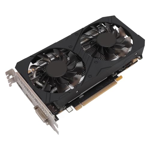 Dpofirs GTX960 4-GB-Grafikkarte, 128-Bit-GDDR5-Grafikkarte für PC-Gaming, DP, HD-Multimedia-Schnittstelle, DVI D, PCI Express 3.0 X16 mit Zwei Lüftern, für Büro und Gaming von Dpofirs