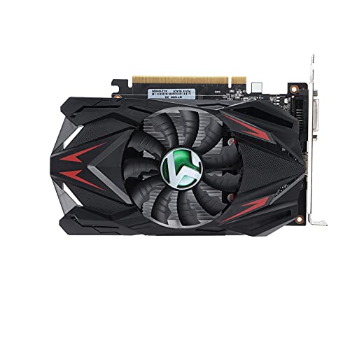 Dpofirs Grafikkarte 2GB/64bit/GDDR5, MS-GT1030 2G Gaming-Grafikkarte mit 6000MHz Videospeicherfrequenz, ITX DVI-D Single Fan Cooling System, DVI Boost von Dpofirs