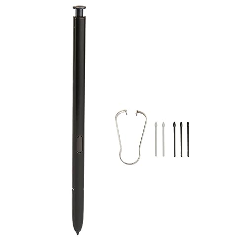 Handy-Eingabestift, 4096 Druckstufen-Eingabestift mit Ersatzspitze, Hochempfindlicher Eingabestift für Note 10, Note 10 Plus, Note 10 5G (Schwarz) von Dpofirs