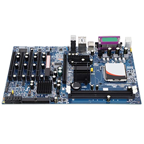 Dpofirs Industrie Motherboard für G41 Serie, LGA775, Gaming, 2xDDR3, 4xSATA, PCI+PCI-E 16X, Netzwerkadapter, Soundkarten, ATX von Dpofirs