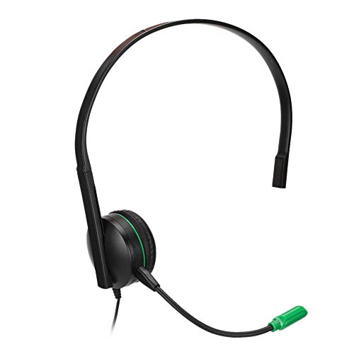 Dpofirs Kabeebundenes einseitiges Headset, 360-Grad-Stereo-Rauschunterdrückung Kopfmontierter Kopfhörer Clear Voice Chat In-Ear-Kopfhörer mit Mikrofon für -Spielautomaten von Dpofirs
