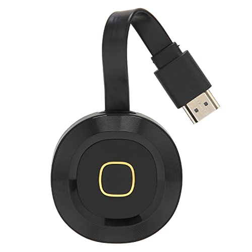 Dpofirs Kabelloser HDMI-Display-Adapter, 4K-TV-Adapter Dualband für DLNA Miracast Airplay-Spiegelung, EZMira-Projektormonitor, WiFi-Display-Empfänger von Dpofirs