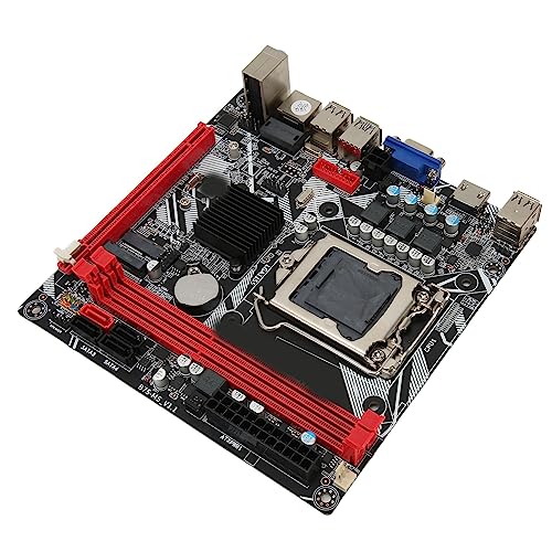 Dpofirs LGA 1155 Motherboard, B75 MS ITX PC Motherboard für Desktop-Mainboard, DDR3, SATA3.0, SATA2.0, PCI E 16X, 4xUSB3.0, 6xUSB2.0, VGA, HDMI, NVME M.2, WiFi M.2 von Dpofirs