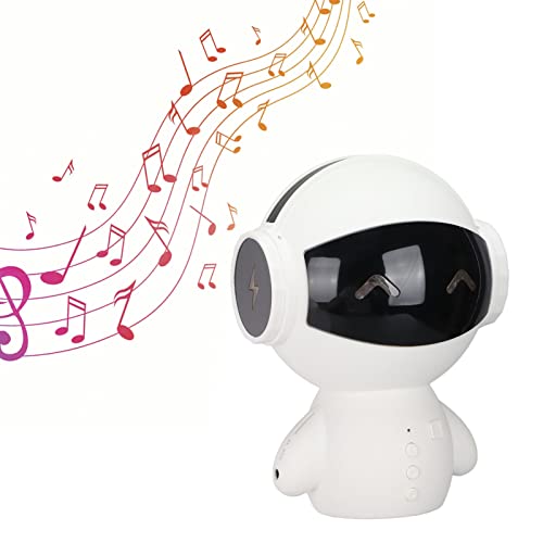 Dpofirs M10 Roboter Smart Bluetooth Lautsprecher, Tragbarer Smart Roboter Lautsprecher für Wohnzimmer oder Schlafzimmer, Unterstützt Speicherkartenwiedergabe AUX Eingang MP3 von Dpofirs
