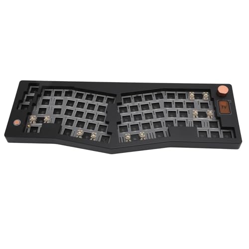 Dpofirs Mechanisches Tastatur Kit, 66 Tasten, Individuelle Gaming Tastatur mit 3 Verbindungsmodi, Unterstützt Hot Swapping, DIY Modulare Mechanische Tastatur mit Knopf für Win für von Dpofirs