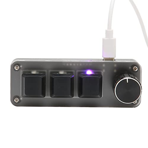 Dpofirs OSU Keypad Gaming Tastatur, 3 Tasten Hot Swap Spieletastaturen Mechanische USB RGB Tastatur mit 3 Programmierbaren Tasten für DIY Programmierspiele Dpofirs OSU Keypad Gaming Tastatur, 3 Tasten Hot Swap Spieletastaturen Mechanische USB RGB Tastatur mit 3 Programmierbaren Tasten für DIY Programmierspiele von Dpofirs
