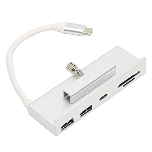 Dpofirs PC USB C Hub USB C Combo Hub für OS X AIO PC 24in 2021, 6 in 1 Typ C Klemmnabe USB Klemmnabe, USB A X 2, Typ C, Speicherkartensteckplatz von Dpofirs