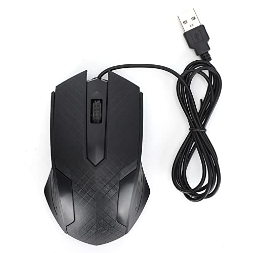 Dpofirs PC Wired Mouse, 3-Tasten 2400 DPI Ergonomie Mäuse 2400dpi Bussiness Universal Mäuse Mäuse für Mac (Q57) von Dpofirs