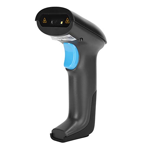 Dpofirs QR-Barcode-Scanner kabellos, Code-LED-Leser Aufladbarer kabelloser Empfänger Barcode-Leser für Windows/iOS/Android, 100.000 Barcode-Speicherscanner(kabellos) von Dpofirs