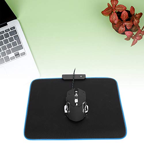 Dpofirs RGB Mouse Pad Mäusematte Micro Woven rutschfeste Gummiboden Leuchtende Symphony Delicate M mit Rutschfester Gummibasis, Weiche Computertastatur Mauspad für PC, Laptop, Schreibtisch von Dpofirs